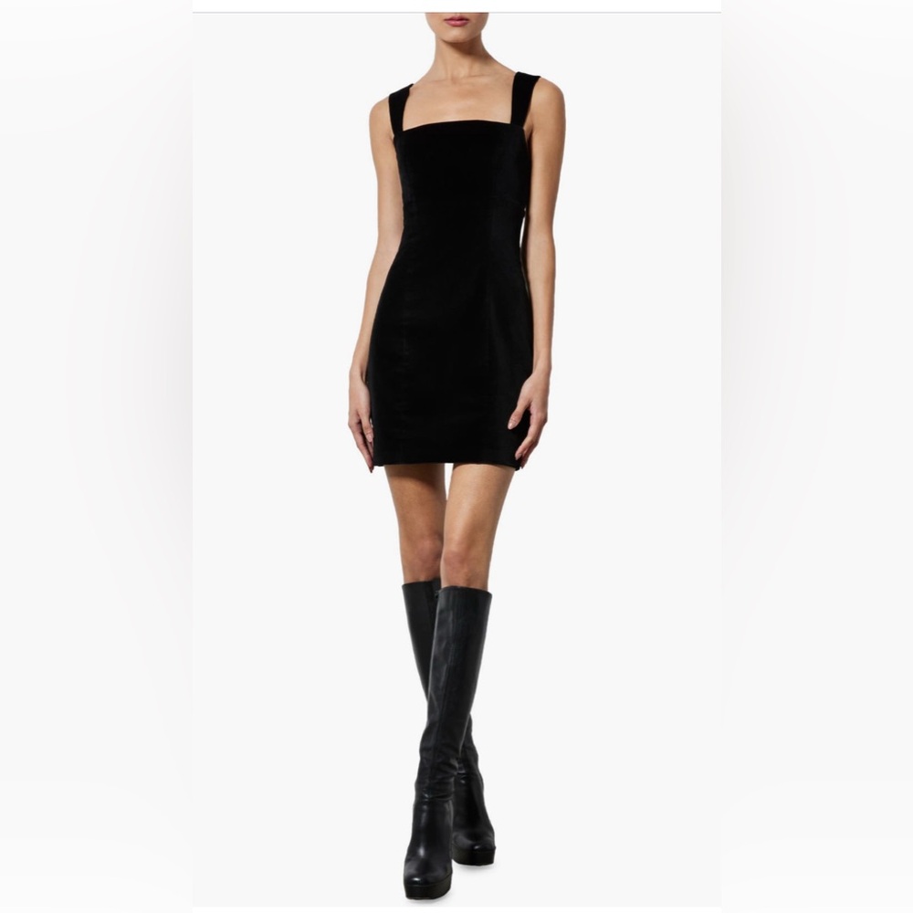 Alice + Olivia Keria Velvet Fitted Minidress Size 4 $ 395